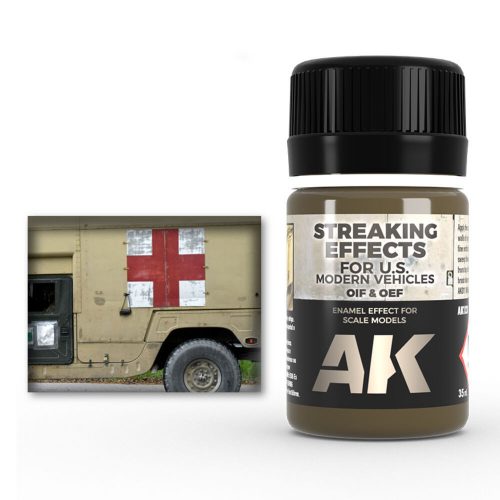 AK Interactive STREAKING EFFECTS FOR OIF & OEF - US VEHICLES (AK123)