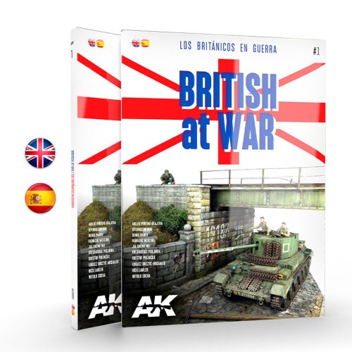 AK Interactive BRITISH AT WAR - LOS BRITÁNICOS EN GUERRA - Bilingüe - VOL I (AK130001)