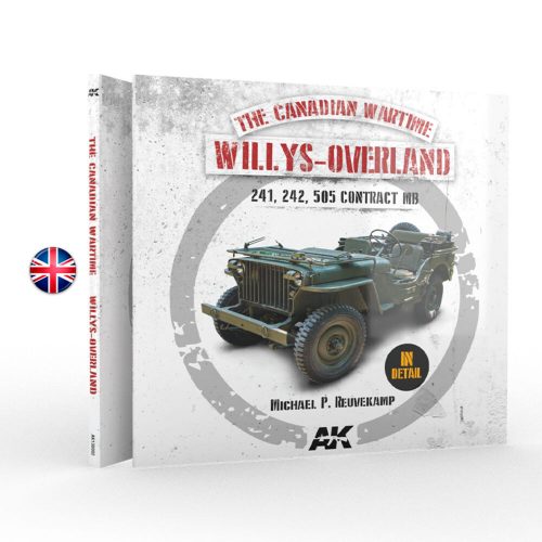 AK Interactive WILLYS-OVERLAND (CANADIAN) WALKAROUND - English (AK130002)