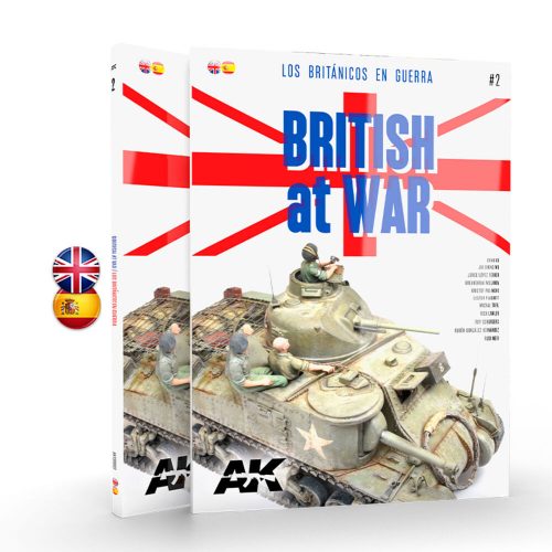 AK Interactive BRITISH AT WAR - LOS BRITÁNICOS EN GUERRA - Bilingüal - VOL II (AK130003)