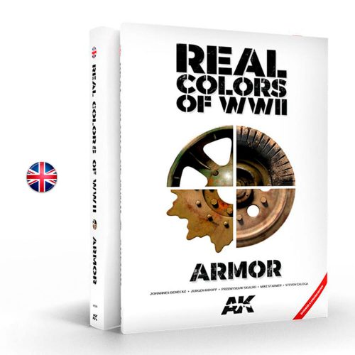 AK Interactive REAL COLORS OF WWII ARMOR New 2nd Extended Update Version -English (AK299)