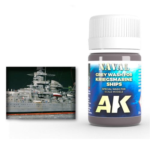 AK Interactive GREY WASH FOR KRIEGSMARINE SHIPS (AK303)