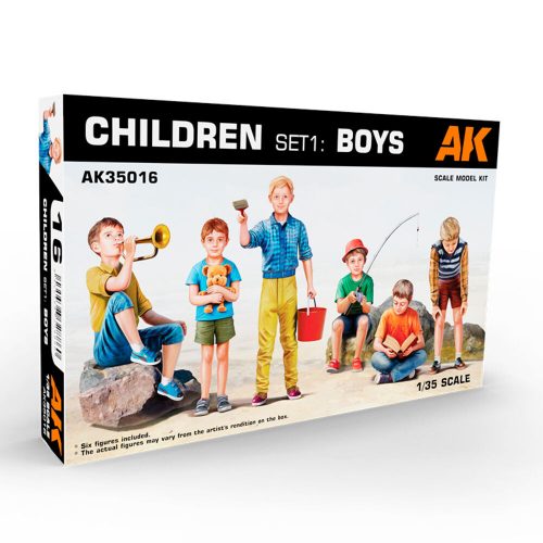 AK Interactive Children SET 1: Boys 1/35 1:35 (AK35016)