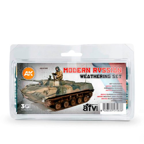 AK Interactive MODERN RUSSIAN WEATHERING SET (AK4160)