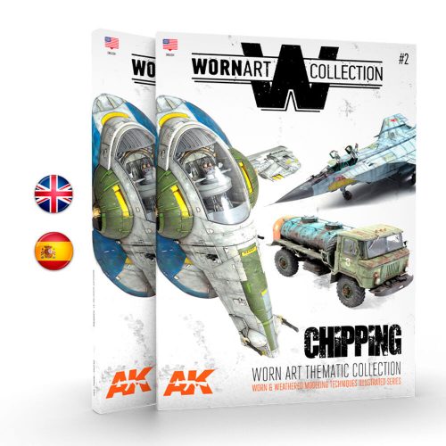 AK Interactive WORN ART COLLECTION #02CHIPPING - English (AK4903)