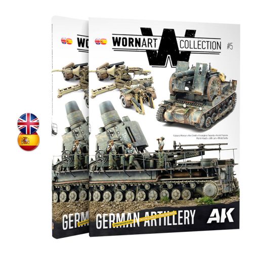 AK Interactive WORN ART 05 GERMAN ARTILLERY - Bilingüal (AK4907)