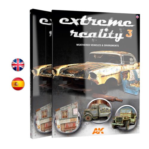 AK Interactive EXTREME REALITY 3 - Weathered vehicles and environments - English (AK510)