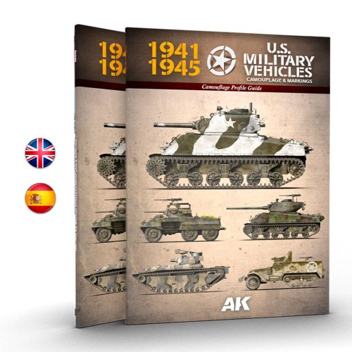 AK Interactive 1941-1945 AMERICAN MILITARY VEHICLES EN (AK642)