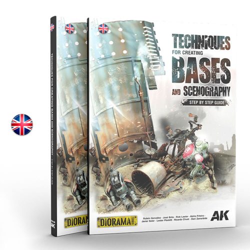 AK Interactive Techniques for creating bases and scenography – English (AK648)