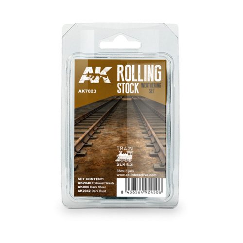 AK Interactive ROLLING STOCK WEATHERING SET TRAIN SERIES (AK7023)