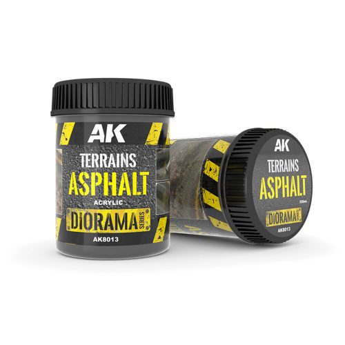 AK Interactive TERRAINS ASPHALT - 250ml (Acrylic) (AK8013)