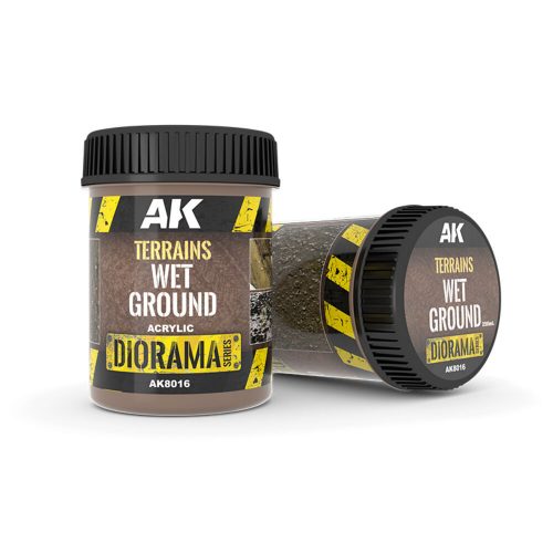 AK Interactive TERRAINS WET GROUND - 250ml (Acrylic) (AK8016)