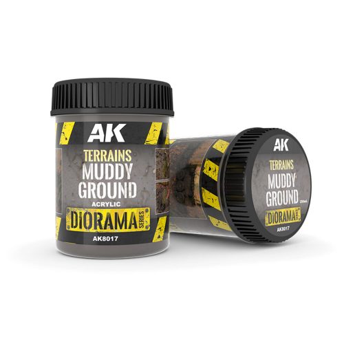 AK Interactive TERRAINS MUDDY GROUND - 250ml (Acrylic) (AK8017)