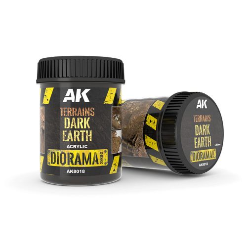 AK Interactive TERRAINS DARK EARTH - 250ml (Acrylic) (AK8018)