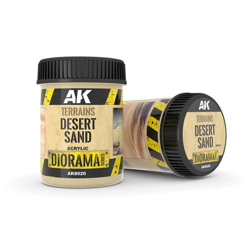 AK Interactive TERRAINS DESERT SAND - 250ml (Acrylic) (AK8020)