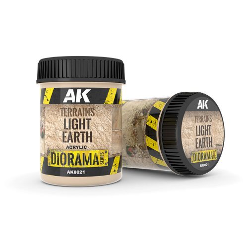 AK Interactive TERRAINS LIGHT EARTH - 250ml (Acrylic) (AK8021)