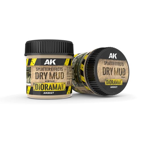 AK Interactive SPLATTER EFFECTS DRY MUD - 100ml (Acrylic) (AK8027)