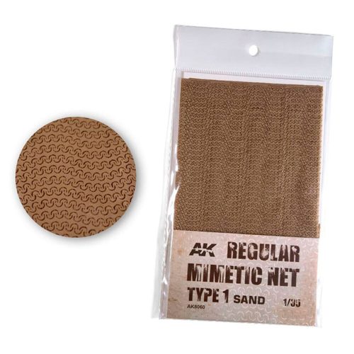 AK Interactive REGULAR CAMOUFLAGE NET Type 1 SAND (AK8060)