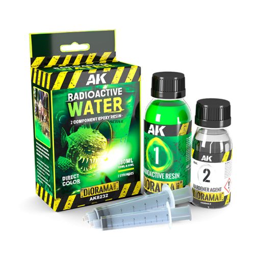 AK Interactive RESIN RADIOACTIVE WATER COMPONENTS EPOXY RESIN 180 ML (AK8232)