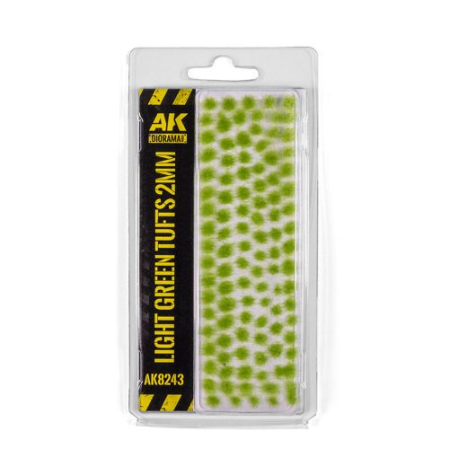 AK Interactive LIGHT GREEN TUFTS 2MM (AK8243)