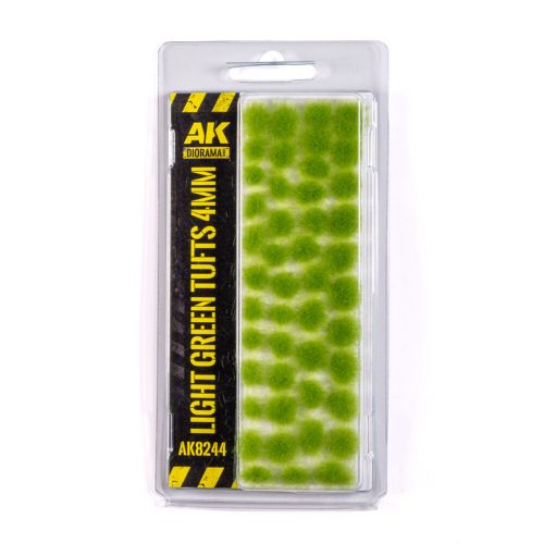 AK Interactive LIGHT GREEN TUFTS 4MM (AK8244)