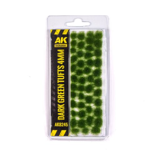 AK Interactive DARK GREEN TUFTS 4MM (AK8245)