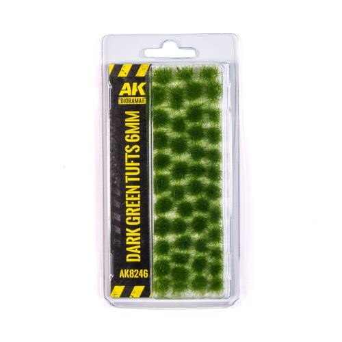 AK Interactive DARK GREEN TUFTS 6MM (AK8246)