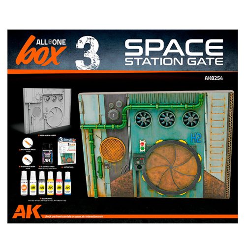 AK Interactive ALL IN ONE SET -BOX 3-SPACE STATION GATE (AK8254)