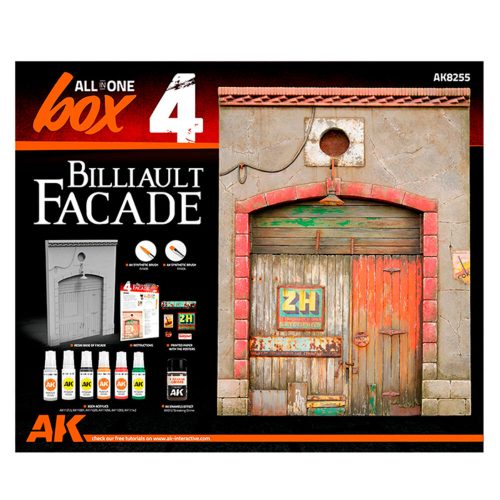 AK Interactive ALL IN ONE SET -BOX 4-BILLIAULT FACADE (AK8255)