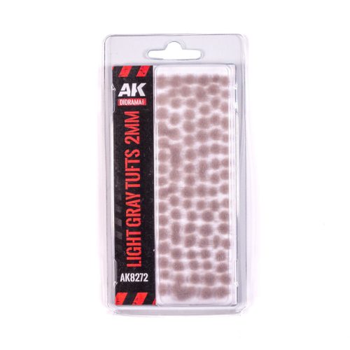 AK Interactive LIGHT GRAY - FANTASY TUFTS 2MM (AK8272)