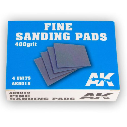 AK Interactive Fine Sanding Pads 400 grit 4 units (AK9018)