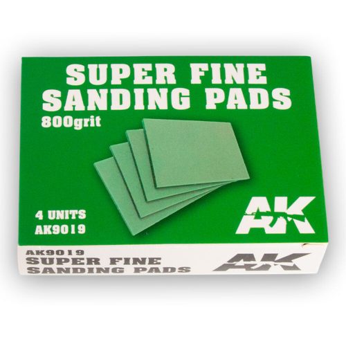 AK Interactive Super Fine Sanding Pads 800 grit4 units (AK9019)