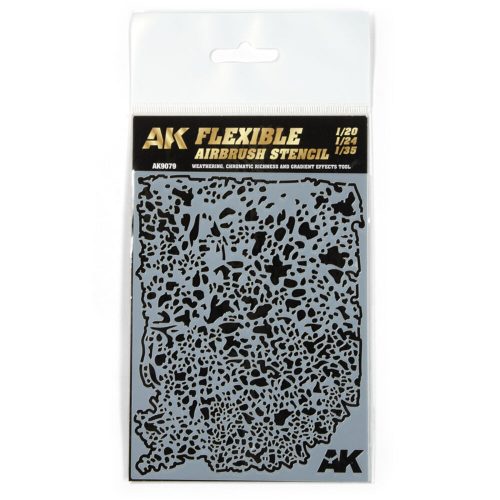 AK Interactive Flexible Airbrush Stencil 1/20 - 1/24 - 1/35 (AK9079)