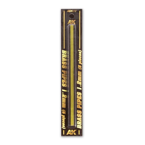 AK Interactive BRASS PIPES 1,2mm, 5 units (AK9111)