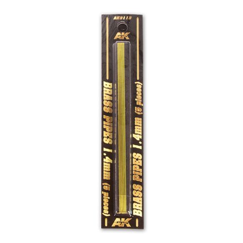 AK Interactive BRASS PIPES 1,4mm, 5 units (AK9113)