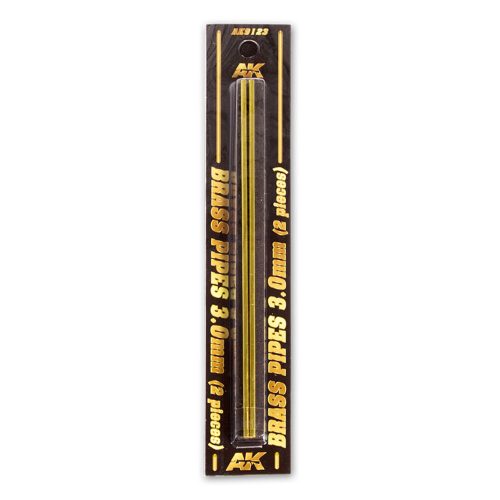 AK Interactive BRASS PIPES 3,0mm, 2 units (AK9123)