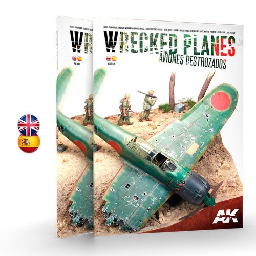 AK Interactive WRECKED PLANES - AVIONES DESTROZADOS - Bilingual (AK918)