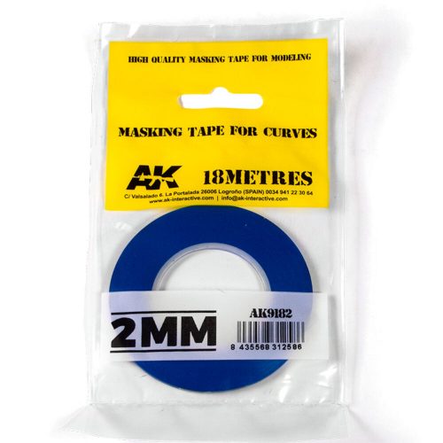 AK Interactive Blue masking Tape for curves 2mm (AK9182)