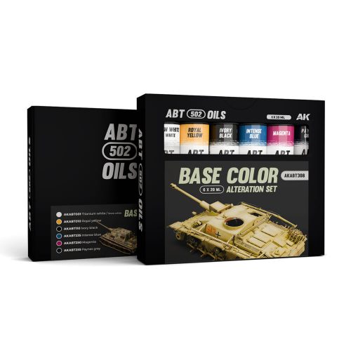 AK Interactive BASE COLOR ALTERATION SET - ABT 502 OILS (AKABT308)