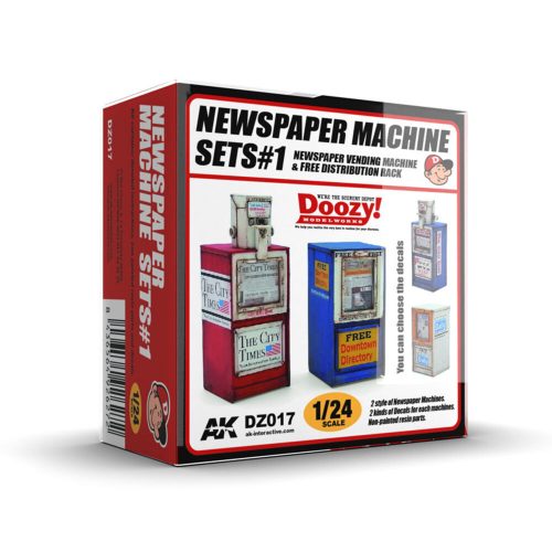 AK Interactive NEWSPAPER MACHINE SETS 1 (DZ017)