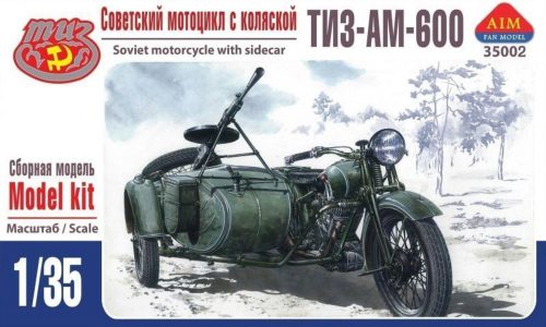 AIM -Fan Modell TIZ-AM-600 Soviet motorcycle with sideca 1:35 (AIM35002)