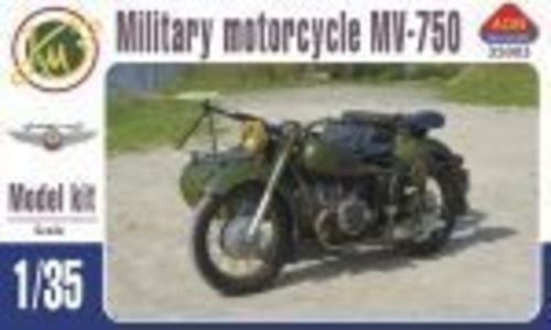 AIM -Fan Modell MV-750 Soviet military motocycle with sidecar 1:35 (AIM35003)