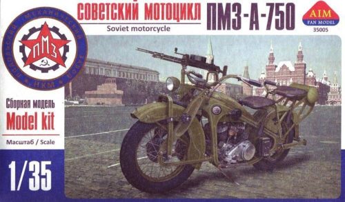 AIM -Fan Modell PMZ-A-750 Soviet motorcycle 1:35 (AIM35005)