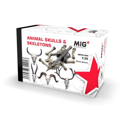 AK Interactive ANIMAL SKULLS & SKELETONS 1:35 (MP35-424)