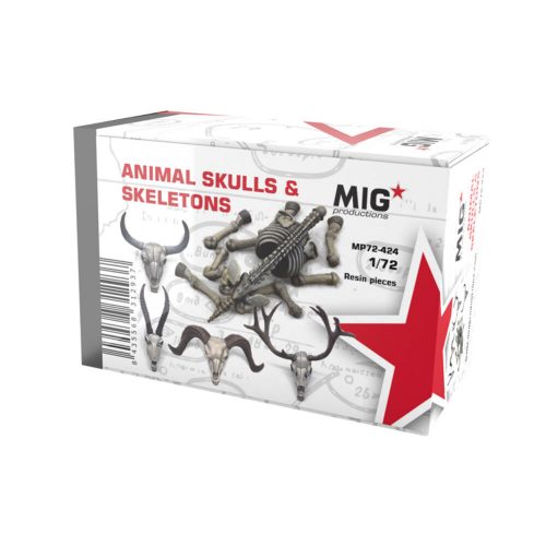 AK Interactive ANIMAL SKULLS & SKELETONS 1:72 (MP72-424)