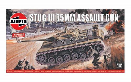 Airfix Stug III 75mm Assault Gun,Vintage Classics 1:76 (A01306V)