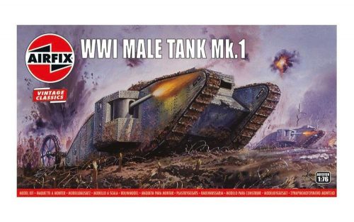 Airfix WWI Male Tank Mk.I,Vintage Classics 1:76 (A01315V)