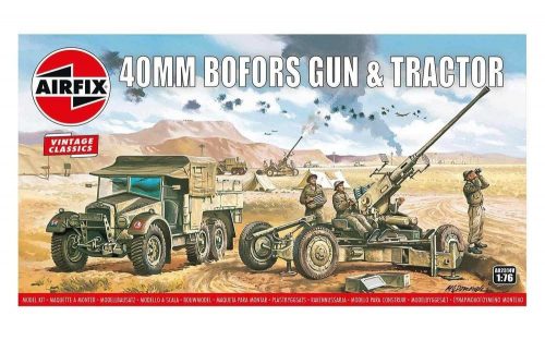 Airfix Bofors 40mm Gun & Tractor,Vintage Classi 1:76 (A02314V)