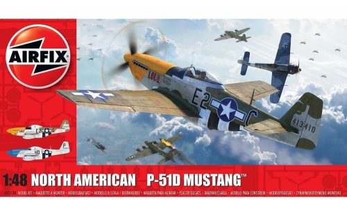 Airfix North American P51-D Mustang(Filletless Tails) 1:48 (A05138)