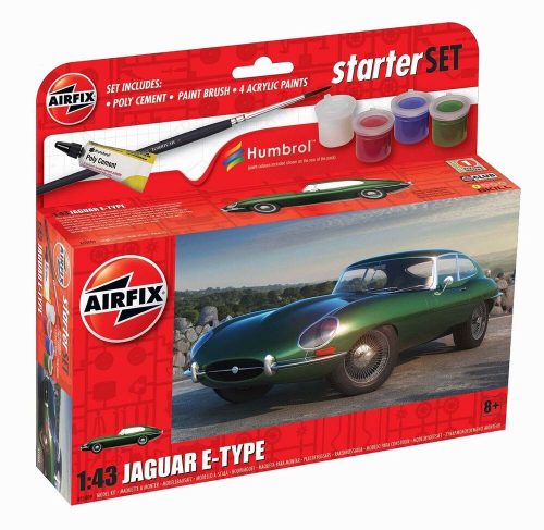 Airfix Small Starter Set Jaguar E-Type 1:43 (A55009)